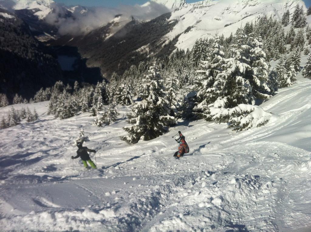 Logis Hotel Les Sapins Montriond Exteriör bild